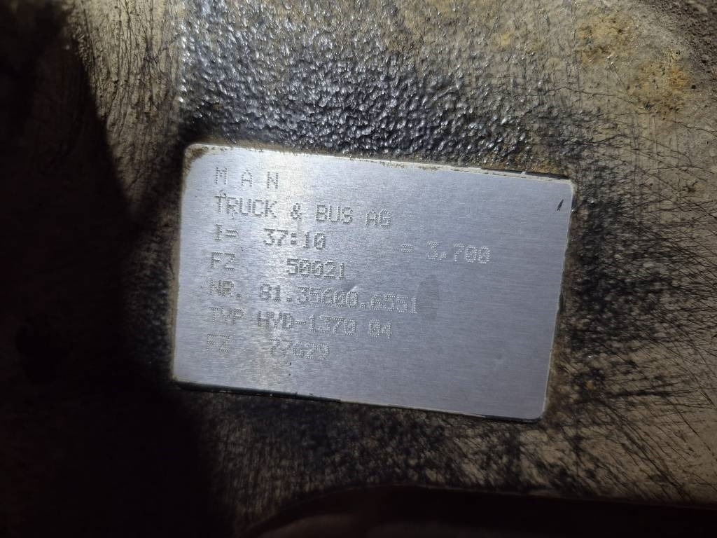 MAN HYD-1370 Etuperä ratio 3,70 - Assali e ricambi per Camion: foto 4 MAN HYD-1370 Etuperä ratio 3,70 - Assali e ricambi per Camion: foto 4