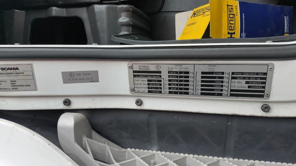 Scania R164 480 rautajouset,av4100mm , ADR. HIENO!! - Autocarro telaio: foto 5 Scania R164 480 rautajouset,av4100mm , ADR. HIENO!! - Autocarro telaio: foto 5