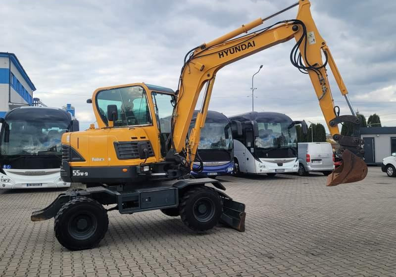 Hyundai ROBEX 55W-9 EXCAVATOR / SPROWADZONY Z FRANCJI - Escavatore gommato: foto 4 Hyundai ROBEX 55W-9 EXCAVATOR / SPROWADZONY Z FRANCJI - Escavatore gommato: foto 4