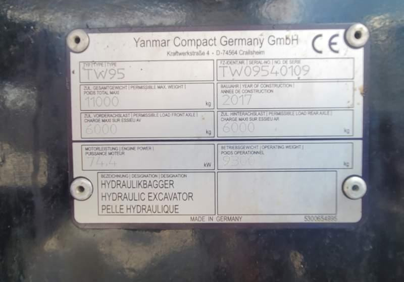 Schaeff TW95 / SPROWADZONA Z FRANCJI/ 6 500 MTH - Escavatore gommato: foto 2 Schaeff TW95 / SPROWADZONA Z FRANCJI/ 6 500 MTH - Escavatore gommato: foto 2