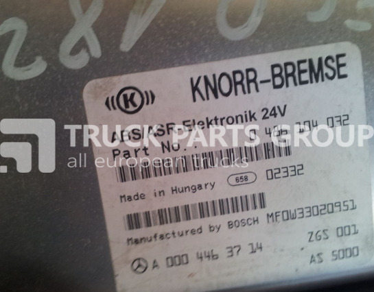 KNORR-BREMSE Mercedes BEnz Atego, Actros ABS / ASR ELEKTRONIK 24V EDC, ECU 00 control unit - ECU per Camion: foto 1 KNORR-BREMSE Mercedes BEnz Atego, Actros ABS / ASR ELEKTRONIK 24V EDC, ECU 00 control unit - ECU per Camion: foto 1