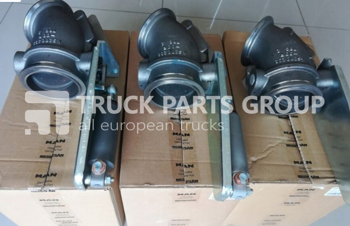 MAN TGX, TGS, EURO6, EURO 6 emission standard exhaust elbow, engine engine - Impianto di scarico per Camion: foto 1 MAN TGX, TGS, EURO6, EURO 6 emission standard exhaust elbow, engine engine - Impianto di scarico per Camion: foto 1