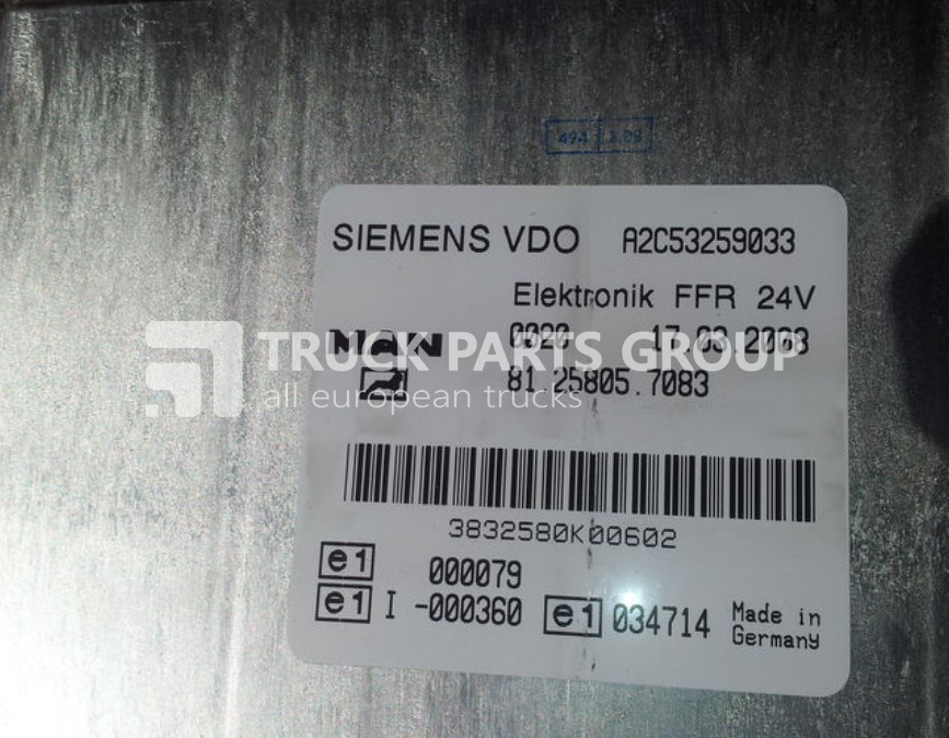 MAN TGX ignition set >>>>> BOSCH 0281020067 + PTM + chip key, EURO 5 control unit - ECU per Camion: foto 3 MAN TGX ignition set >>>>> BOSCH 0281020067 + PTM + chip key, EURO 5 control unit - ECU per Camion: foto 3