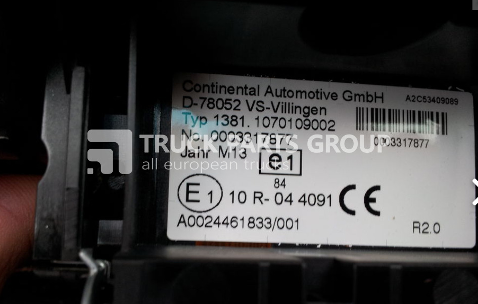 MERCEDES-BENZ Actros, Atego tachograph, 1381 type, 0024461833, 0014464033, 001 tachograph - Cronotachigrafo per Camion: foto 2 MERCEDES-BENZ Actros, Atego tachograph, 1381 type, 0024461833, 0014464033, 001 tachograph - Cronotachigrafo per Camion: foto 2