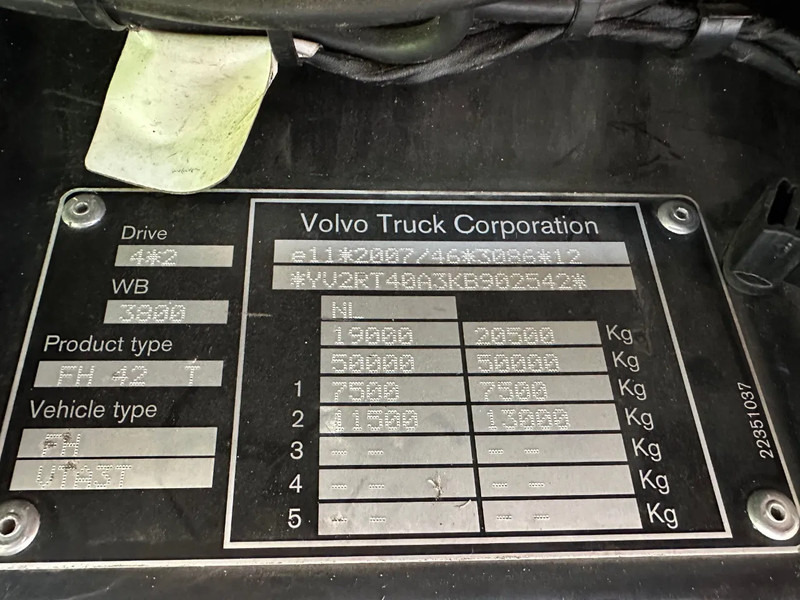 Volvo FH 500 / GLOBETROTTER / NL TRUCK / ALCOA / 2 TANK /TOP!! - Trattore stradale: foto 4 Volvo FH 500 / GLOBETROTTER / NL TRUCK / ALCOA / 2 TANK /TOP!! - Trattore stradale: foto 4