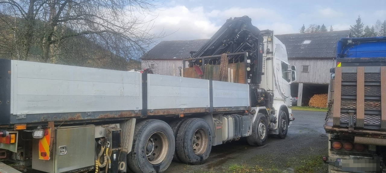 Scania R560 - Autocarro con pianale/ Cassone fisso, Camion con gru: foto 3 Scania R560 - Autocarro con pianale/ Cassone fisso, Camion con gru: foto 3