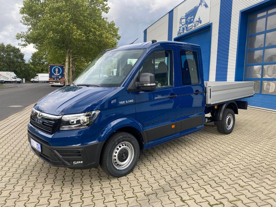 MAN TGE 3.140 Doka Pritsche Next Level *TEMPO*KLIMA*CAM*AHK*APP*PDC*INKL.19% MWST*SOFORT!* - Furgone con cassone fisso, Furgone doppia cabina: foto 4 MAN TGE 3.140 Doka Pritsche Next Level *TEMPO*KLIMA*CAM*AHK*APP*PDC*INKL.19% MWST*SOFORT!* - Furgone con cassone fisso, Furgone doppia cabina: foto 4