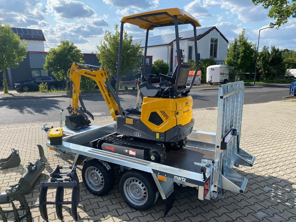 Minibagger BK1000JSR + Tieflader + Zubehör *HERBSTAKTION*INKL.19% MWST*BERGER KRAUS*VERSTELLFAHRWERK* SOFORT!* - Miniescavatore: foto 5 Minibagger BK1000JSR + Tieflader + Zubehör *HERBSTAKTION*INKL.19% MWST*BERGER KRAUS*VERSTELLFAHRWERK* SOFORT!* - Miniescavatore: foto 5