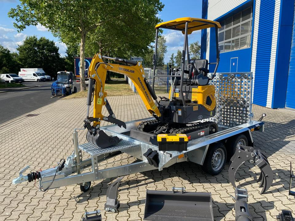 Minibagger BK1000JSR + Tieflader + Zubehör *HERBSTAKTION*INKL.19% MWST*BERGER KRAUS*VERSTELLFAHRWERK* SOFORT!* - Miniescavatore: foto 3 Minibagger BK1000JSR + Tieflader + Zubehör *HERBSTAKTION*INKL.19% MWST*BERGER KRAUS*VERSTELLFAHRWERK* SOFORT!* - Miniescavatore: foto 3