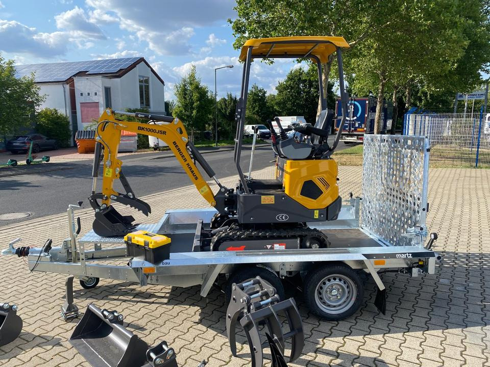 Minibagger BK1000JSR + Tieflader + Zubehör *HERBSTAKTION*INKL.19% MWST*BERGER KRAUS*VERSTELLFAHRWERK* SOFORT!* - Miniescavatore: foto 4 Minibagger BK1000JSR + Tieflader + Zubehör *HERBSTAKTION*INKL.19% MWST*BERGER KRAUS*VERSTELLFAHRWERK* SOFORT!* - Miniescavatore: foto 4