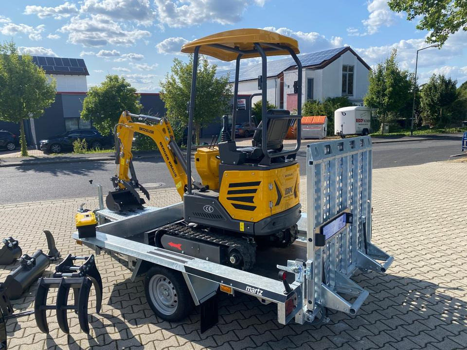 Minibagger BK1250JSR + Tieflader + Zubehör *INKL.19% MWST*BERGER KRAUS*VERSTELLFAHRWERK* KUBOTA*SOFORT!* - Miniescavatore: foto 3 Minibagger BK1250JSR + Tieflader + Zubehör *INKL.19% MWST*BERGER KRAUS*VERSTELLFAHRWERK* KUBOTA*SOFORT!* - Miniescavatore: foto 3