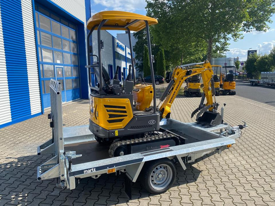 Minibagger BK1250JSR + Tieflader + Zubehör *INKL.19% MWST*BERGER KRAUS*VERSTELLFAHRWERK* KUBOTA*SOFORT!* - Miniescavatore: foto 4 Minibagger BK1250JSR + Tieflader + Zubehör *INKL.19% MWST*BERGER KRAUS*VERSTELLFAHRWERK* KUBOTA*SOFORT!* - Miniescavatore: foto 4