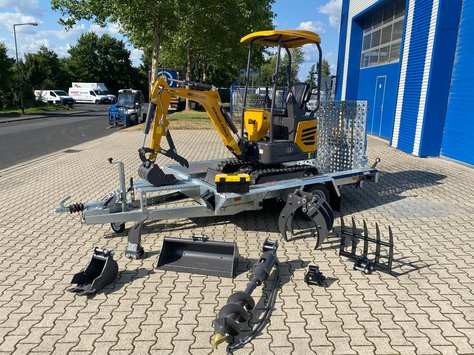 Minibagger BK1250JSR + Tieflader + Zubehör *INKL.19% MWST*BERGER KRAUS*VERSTELLFAHRWERK* KUBOTA*SOFORT!* - Miniescavatore: foto 1 Minibagger BK1250JSR + Tieflader + Zubehör *INKL.19% MWST*BERGER KRAUS*VERSTELLFAHRWERK* KUBOTA*SOFORT!* - Miniescavatore: foto 1