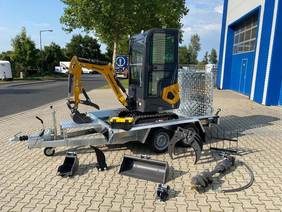 Minibagger BK1250KJSR + Tieflader + Zubehör *INKL.19% MWST*BERGER KRAUS*VERSTELLFAHRWERK* KUBOTA*SOFORT!* - Miniescavatore: foto 1 Minibagger BK1250KJSR + Tieflader + Zubehör *INKL.19% MWST*BERGER KRAUS*VERSTELLFAHRWERK* KUBOTA*SOFORT!* - Miniescavatore: foto 1