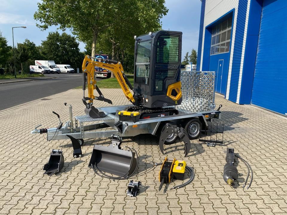 Minibagger BK1250KJSR + Tieflader + Zubehör *INKL.19% MWST*BERGER KRAUS*VERSTELLFAHRWERK* KUBOTA*SOFORT!* - Miniescavatore: foto 2 Minibagger BK1250KJSR + Tieflader + Zubehör *INKL.19% MWST*BERGER KRAUS*VERSTELLFAHRWERK* KUBOTA*SOFORT!* - Miniescavatore: foto 2