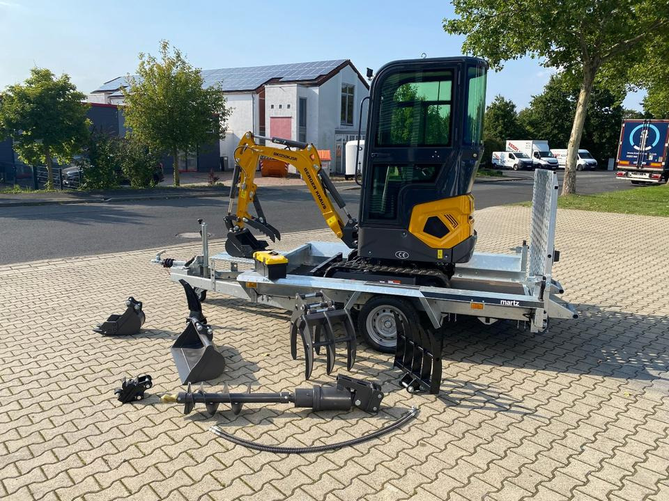 Minibagger BK1250KJSR + Tieflader + Zubehör *INKL.19% MWST*BERGER KRAUS*VERSTELLFAHRWERK* KUBOTA*SOFORT!* - Miniescavatore: foto 4 Minibagger BK1250KJSR + Tieflader + Zubehör *INKL.19% MWST*BERGER KRAUS*VERSTELLFAHRWERK* KUBOTA*SOFORT!* - Miniescavatore: foto 4
