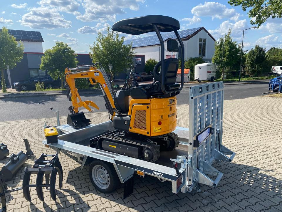 Minibagger BK1300JSR + Tieflader + Zubehör *INKL.19% MWST*BERGER KRAUS*VERSTELLFAHRWERK* - Miniescavatore: foto 5 Minibagger BK1300JSR + Tieflader + Zubehör *INKL.19% MWST*BERGER KRAUS*VERSTELLFAHRWERK* - Miniescavatore: foto 5