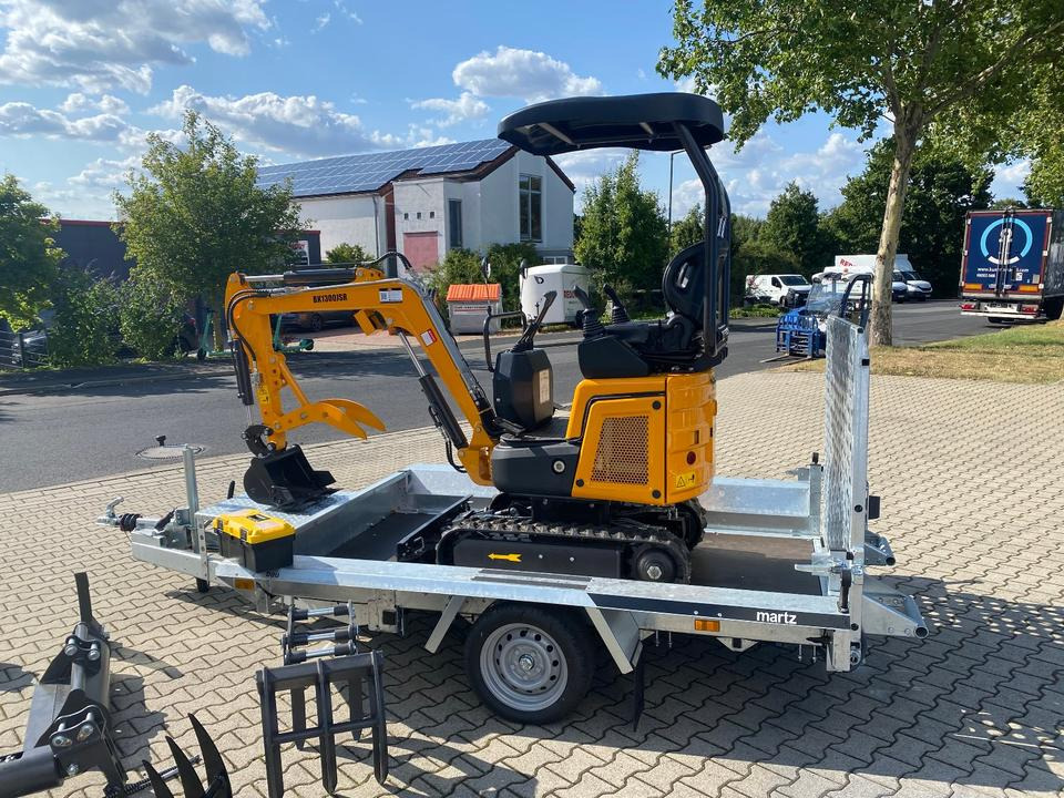 Minibagger BK1300JSR + Tieflader + Zubehör *INKL.19% MWST*BERGER KRAUS*VERSTELLFAHRWERK* - Miniescavatore: foto 4 Minibagger BK1300JSR + Tieflader + Zubehör *INKL.19% MWST*BERGER KRAUS*VERSTELLFAHRWERK* - Miniescavatore: foto 4