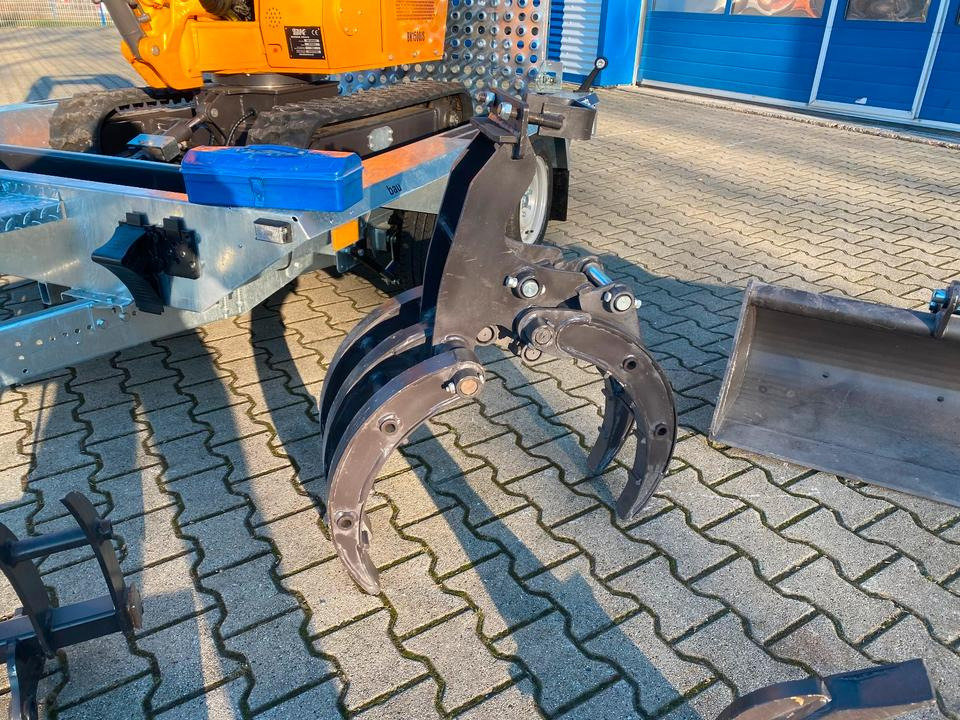 Miniescavatore, Rimorchio Minibagger BK1500JS + Anhänger *INKL.19% MWST*BERGER KRAUS*KUBOTA*JOYSTICK*ZUBEHÖRPAKET*SOFORT!*: foto 20