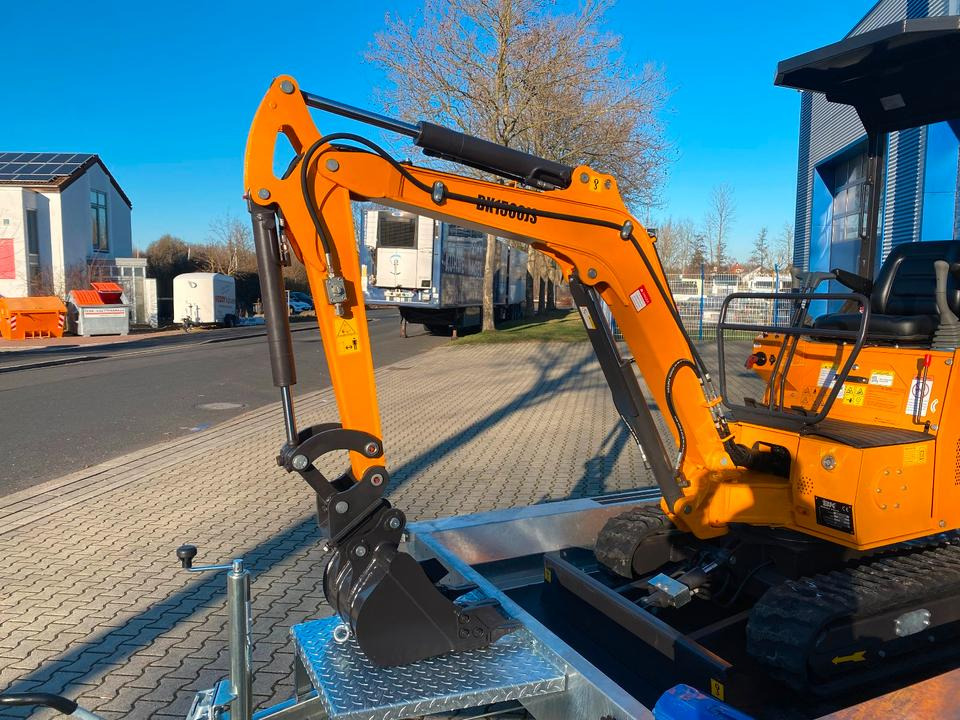 Miniescavatore, Rimorchio Minibagger BK1500JS + Anhänger *INKL.19% MWST*BERGER KRAUS*KUBOTA*JOYSTICK*ZUBEHÖRPAKET*SOFORT!*: foto 7