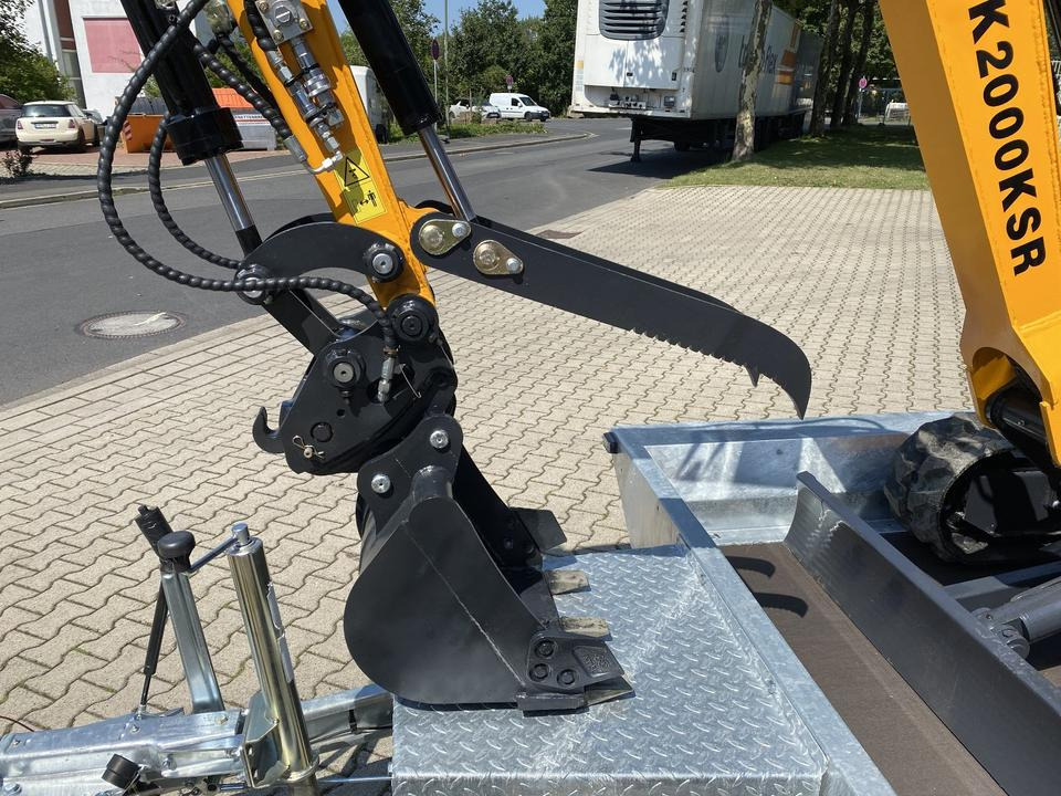 Miniescavatore, Rimorchio Minibagger BK2000KSR + Tieflader + Zubehör *INKL.19% MWST*BERGER KRAUS*YANMAR*SCHWENKARM* VERSTELLFAHRWERK**: foto 12