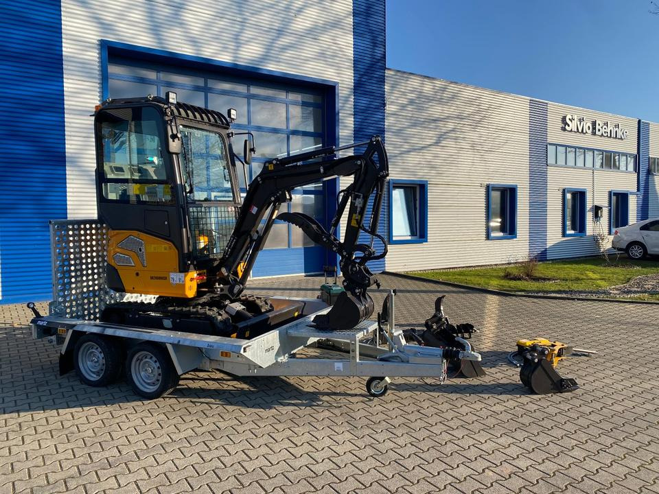 Miniescavatore, Rimorchio Minibagger BK2000NKSR + Tieflader + Zubehör *INKL.19% MWST*BERGER KRAUS*KUBOTA* KLIMA*SCHWENKARM*VERSTELLFAHRWERK*: foto 6