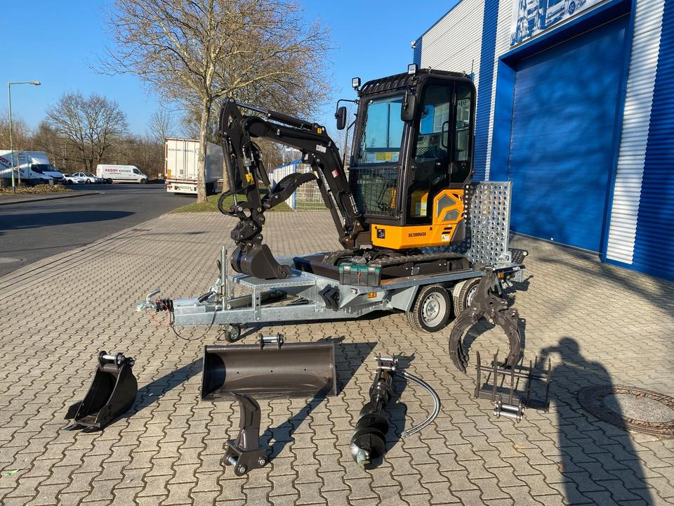 Minibagger BK2000NKSR + Tieflader + Zubehör *INKL.19% MWST*BERGER KRAUS*KUBOTA* KLIMA*SCHWENKARM*VERSTELLFAHRWERK* - Miniescavatore: foto 2 Minibagger BK2000NKSR + Tieflader + Zubehör *INKL.19% MWST*BERGER KRAUS*KUBOTA* KLIMA*SCHWENKARM*VERSTELLFAHRWERK* - Miniescavatore: foto 2