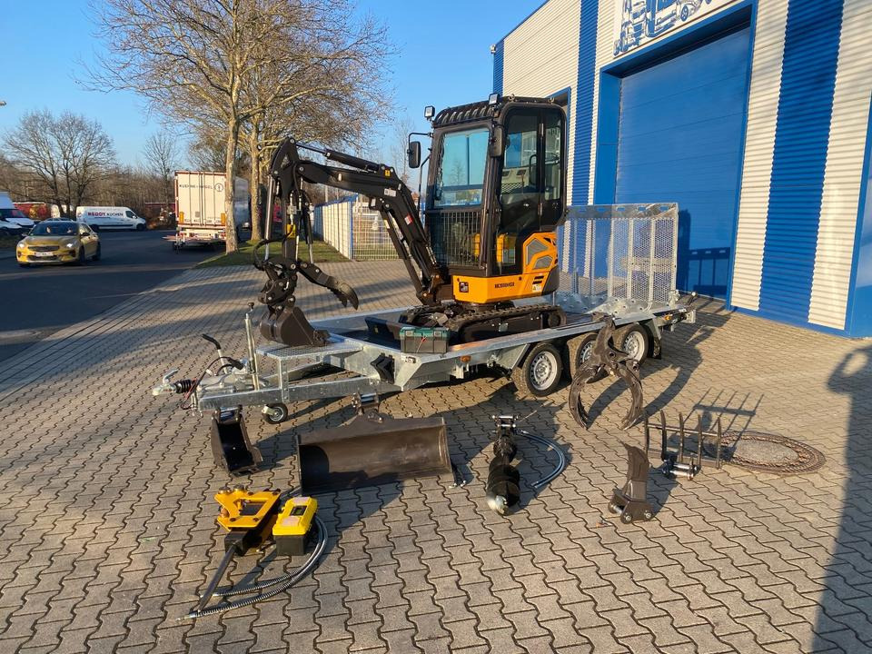Minibagger BK2000NKSR + Tieflader + Zubehör *INKL.19% MWST*BERGER KRAUS*KUBOTA* KLIMA*SCHWENKARM*VERSTELLFAHRWERK* - Miniescavatore: foto 1 Minibagger BK2000NKSR + Tieflader + Zubehör *INKL.19% MWST*BERGER KRAUS*KUBOTA* KLIMA*SCHWENKARM*VERSTELLFAHRWERK* - Miniescavatore: foto 1