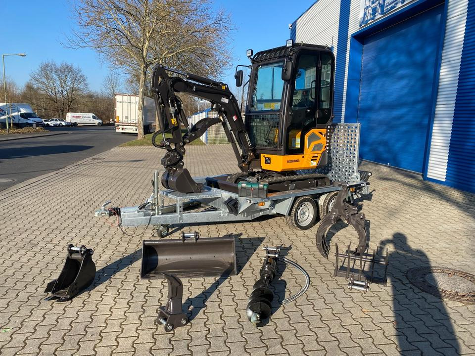Minibagger BK2000NKSR + Tieflader + Zubehör *INKL.19% MWST*BERGER KRAUS*KUBOTA* KLIMA*SCHWENKARM*VERSTELLFAHRWERK* - Miniescavatore: foto 1 Minibagger BK2000NKSR + Tieflader + Zubehör *INKL.19% MWST*BERGER KRAUS*KUBOTA* KLIMA*SCHWENKARM*VERSTELLFAHRWERK* - Miniescavatore: foto 1