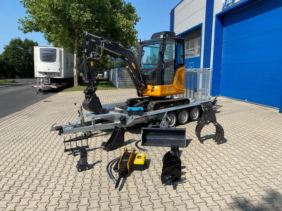 Minibagger BK2800ASR + Tieflader + Zubehör *INKL.19% MWST*BERGER KRAUS*KUBOTA*SCHWENKARM* VERSTELLFAHRWERK*KLIMA* - Miniescavatore: foto 2 Minibagger BK2800ASR + Tieflader + Zubehör *INKL.19% MWST*BERGER KRAUS*KUBOTA*SCHWENKARM* VERSTELLFAHRWERK*KLIMA* - Miniescavatore: foto 2