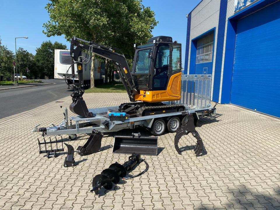 Minibagger BK2800ASR + Tieflader + Zubehör *INKL.19% MWST*BERGER KRAUS*KUBOTA*SCHWENKARM* VERSTELLFAHRWERK*KLIMA* - Miniescavatore: foto 1 Minibagger BK2800ASR + Tieflader + Zubehör *INKL.19% MWST*BERGER KRAUS*KUBOTA*SCHWENKARM* VERSTELLFAHRWERK*KLIMA* - Miniescavatore: foto 1