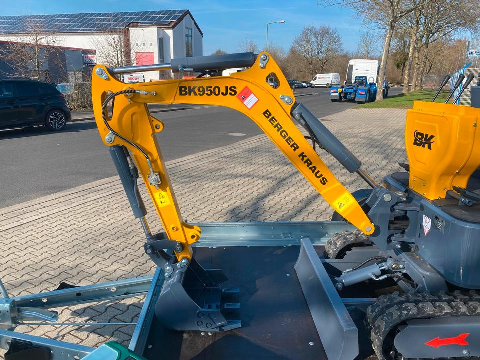 Miniescavatore, Rimorchio Minibagger BK950JS + Anhänger + Zubehör *INKL.19% MWST*BERGER KRAUS*JOYSTICK*SOFORT!*: foto 7