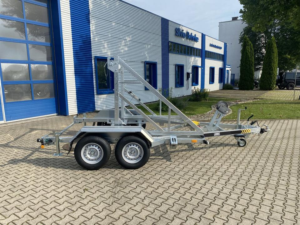 Rimorchio porta bobine Vermietung / Kabelanhänger 2700KG / Nutzlast 2094KG / Kabeltrommel-Anhänger / Glasfaser/ 1 Monat: foto 6