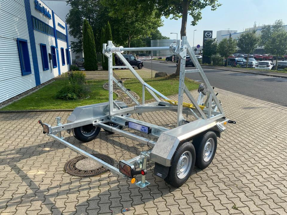 Rimorchio porta bobine Vermietung / Kabelanhänger 3500KG / Nutzlast 2825KG / Kabeltrommel-Anhänger / Glasfaser/ 1 Woche: foto 6