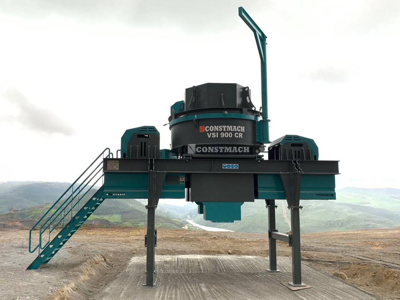 Constmach Concasseur à Percussion à Axe Vertical d'une Capacité de 65 à 400 T/H - Frantoio a urto: foto 5 Constmach Concasseur à Percussion à Axe Vertical d'une Capacité de 65 à 400 T/H - Frantoio a urto: foto 5