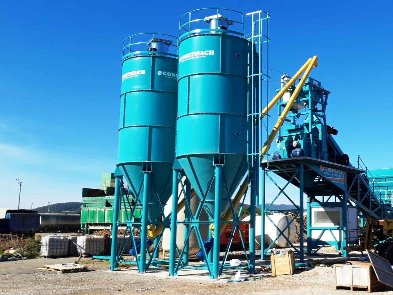 Constmach Silo à Ciment d'une Capacité de 50 Tonnes - Silo cemento: foto 2 Constmach Silo à Ciment d'une Capacité de 50 Tonnes - Silo cemento: foto 2