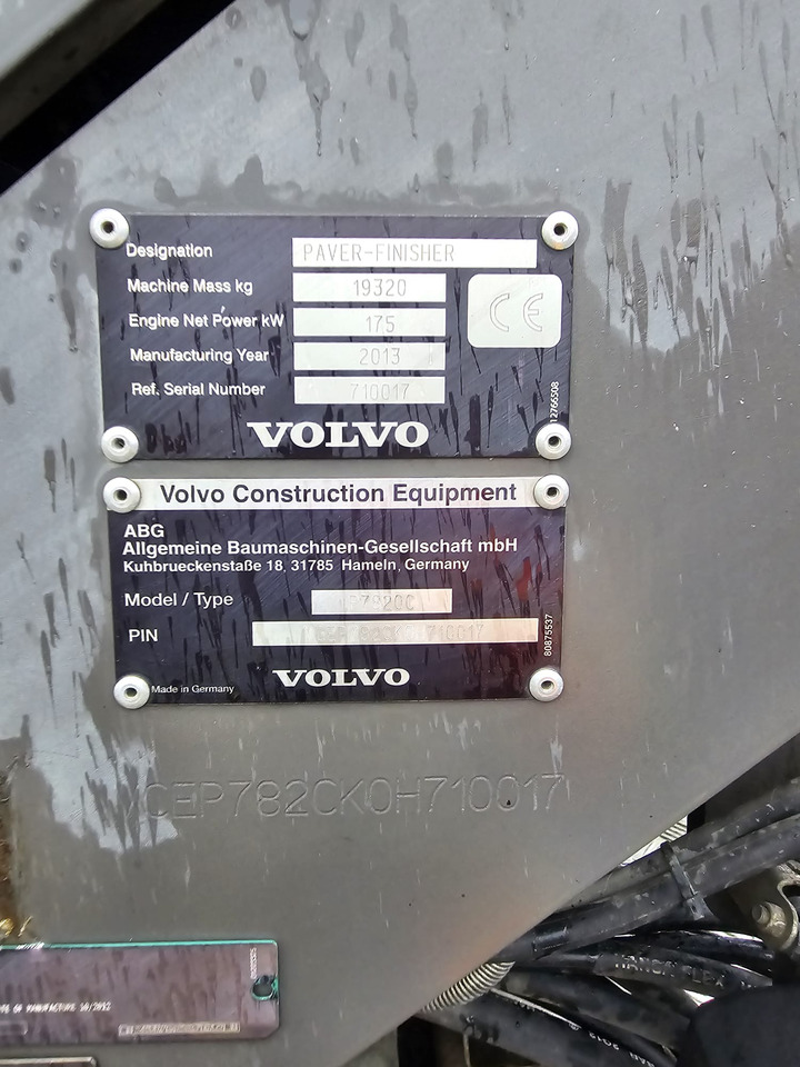 Finitrice VOLVO ABG 7820C: foto 19