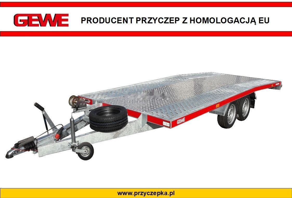 Gewe Laweta L3500 D/1 - 4x2,1 m - super wytrzymała - Rimorchio trasporto automezzi: foto 1 Gewe Laweta L3500 D/1 - 4x2,1 m - super wytrzymała - Rimorchio trasporto automezzi: foto 1