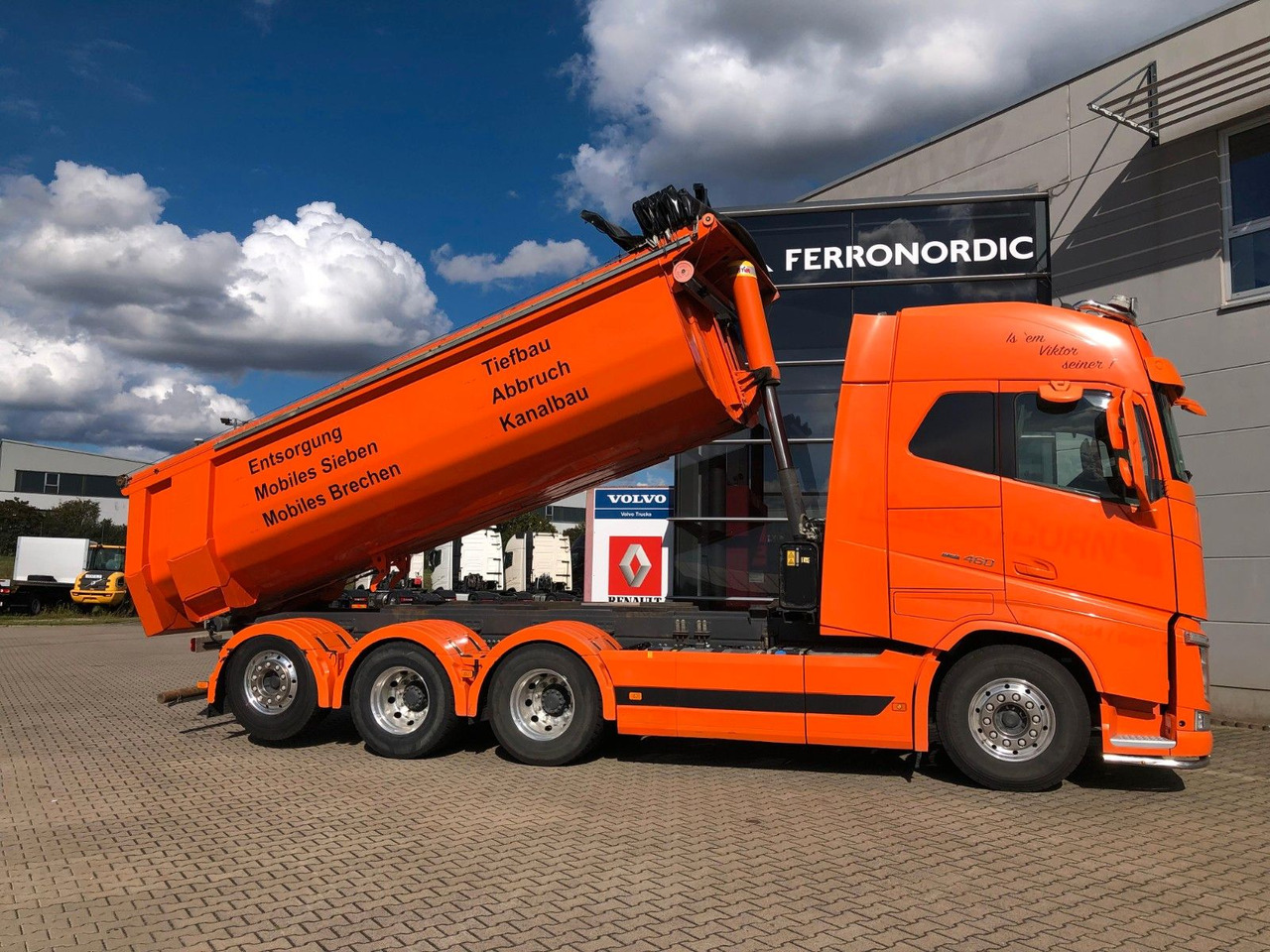 Volvo FH460 8x4 Tridem*Lift+LenkAchse*ALU*AHK*VollLuft - Autocarro ribaltabile: foto 1 Volvo FH460 8x4 Tridem*Lift+LenkAchse*ALU*AHK*VollLuft - Autocarro ribaltabile: foto 1