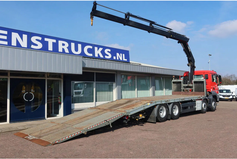 MAN TGS 35.360 8x2 Oprijwagen + HIAB 228 E 3 kraan. Radio grafisch + winch - Autocarro trasporto automezzi, Camion con gru: foto 3 MAN TGS 35.360 8x2 Oprijwagen + HIAB 228 E 3 kraan. Radio grafisch + winch - Autocarro trasporto automezzi, Camion con gru: foto 3