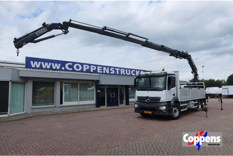 Mercedes-Benz ANTOS 2830 Kraanwagen open Laadbak Fassi F295 + FLY-JIB - Camion con gru: foto 1 Mercedes-Benz ANTOS 2830 Kraanwagen open Laadbak Fassi F295 + FLY-JIB - Camion con gru: foto 1