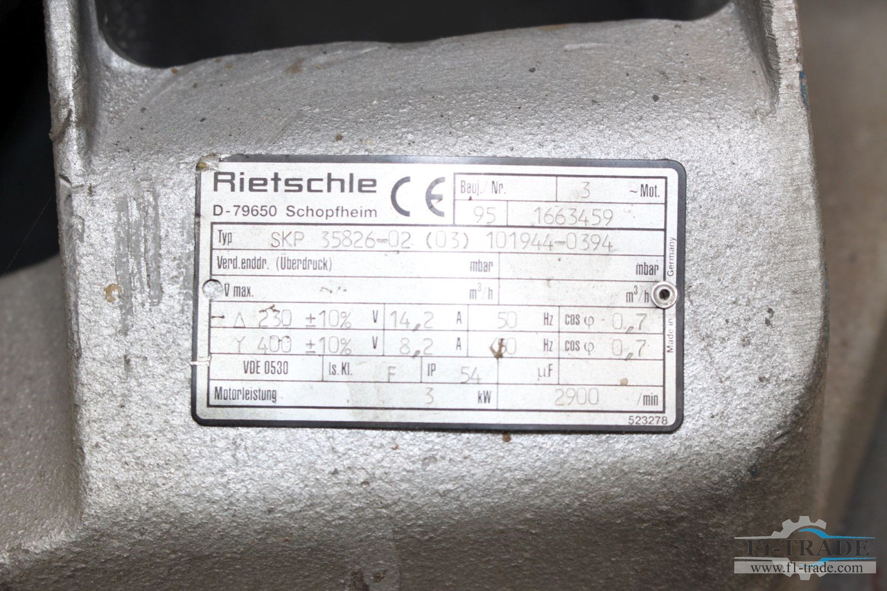 Rietschle SKP 35826-02 (03) - Macchinario industriale: foto 5 Rietschle SKP 35826-02 (03) - Macchinario industriale: foto 5