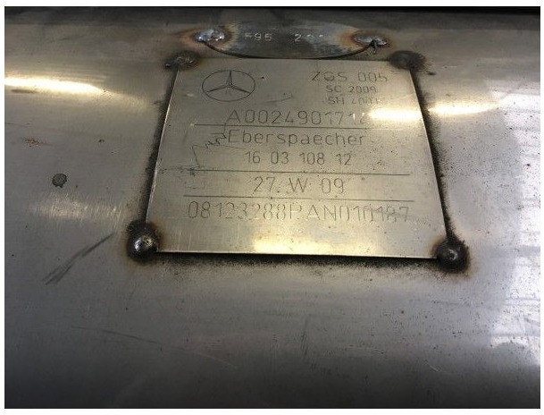 Katalysator EURO 5 Mercedes Vario, Atego - A0024901714 0024901714 - Convertitore catalitico per Camion: foto 5 Katalysator EURO 5 Mercedes Vario, Atego - A0024901714 0024901714 - Convertitore catalitico per Camion: foto 5