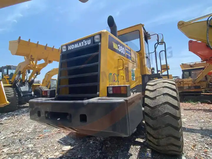 Pala gommata Second Hand Japan Made Komatsu Wa380-3 Front Loader Used Original Painting Komatsu Wa 380-3 in Stock for Sale: foto 6