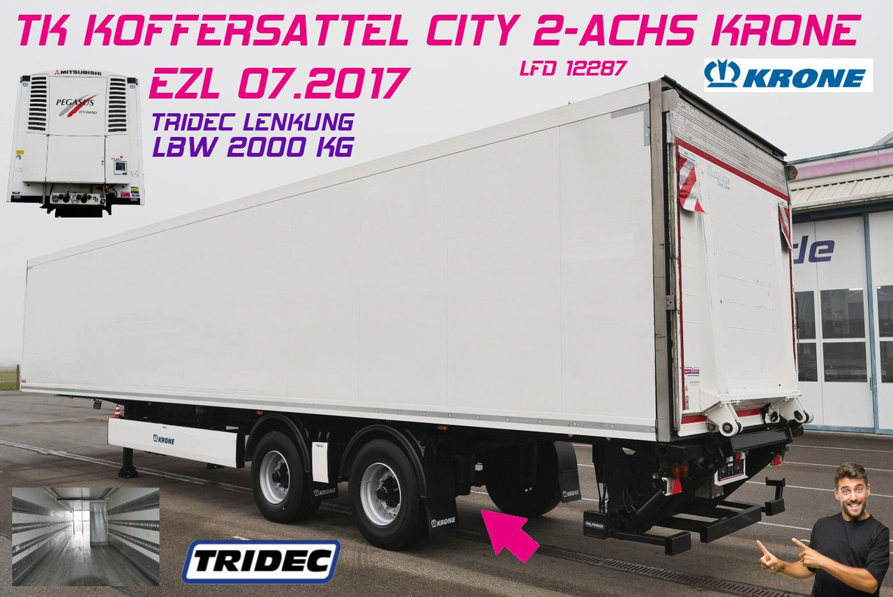 Krone SZ 18/CITY ZWANGSGELENKT / LBW 2 TO/MITSUBISHI - Semirimorchio frigorifero: foto 1 Krone SZ 18/CITY ZWANGSGELENKT / LBW 2 TO/MITSUBISHI - Semirimorchio frigorifero: foto 1