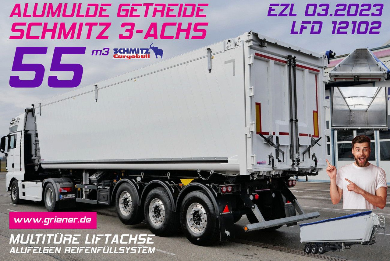 Schmitz Cargobull SKI 24 ALUMULDE SL 9,6/ 50/55 m³ MULTITÜRE - Semirimorchio ribaltabile: foto 1 Schmitz Cargobull SKI 24 ALUMULDE SL 9,6/ 50/55 m³ MULTITÜRE - Semirimorchio ribaltabile: foto 1