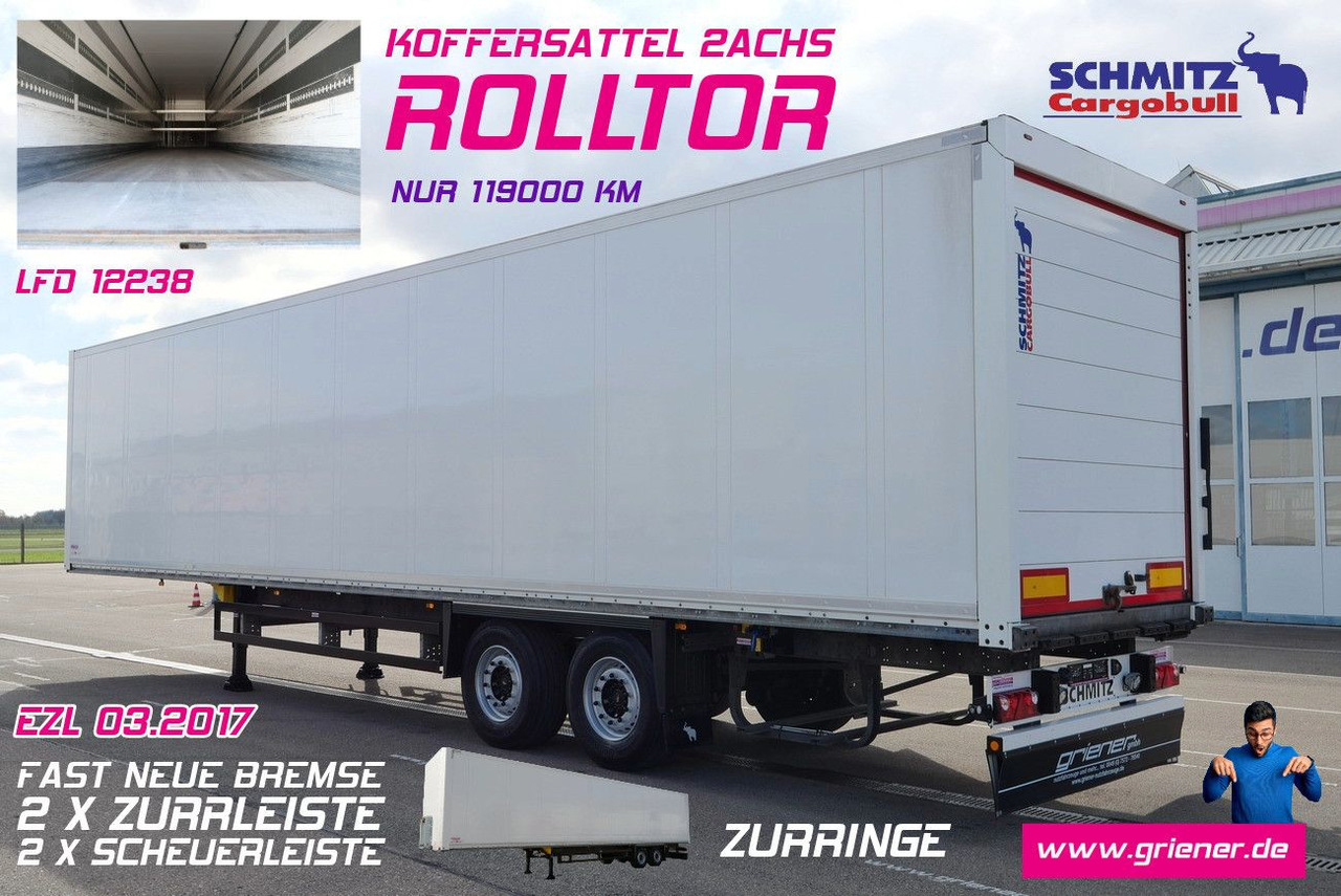 Schmitz Cargobull SKO 18 / ROLLTOR / ZURRLEISTE /ZURRINGE TOP !!!! - Semirimorchio furgonato: foto 1 Schmitz Cargobull SKO 18 / ROLLTOR / ZURRLEISTE /ZURRINGE TOP !!!! - Semirimorchio furgonato: foto 1