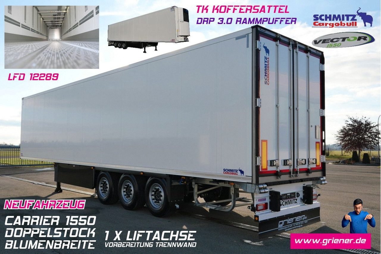 Schmitz Cargobull SKO 24/FP 45 cool /V7 / DOPPELSTOCK/DRP/ 1550 - Semirimorchio frigorifero: foto 1 Schmitz Cargobull SKO 24/FP 45 cool /V7 / DOPPELSTOCK/DRP/ 1550 - Semirimorchio frigorifero: foto 1