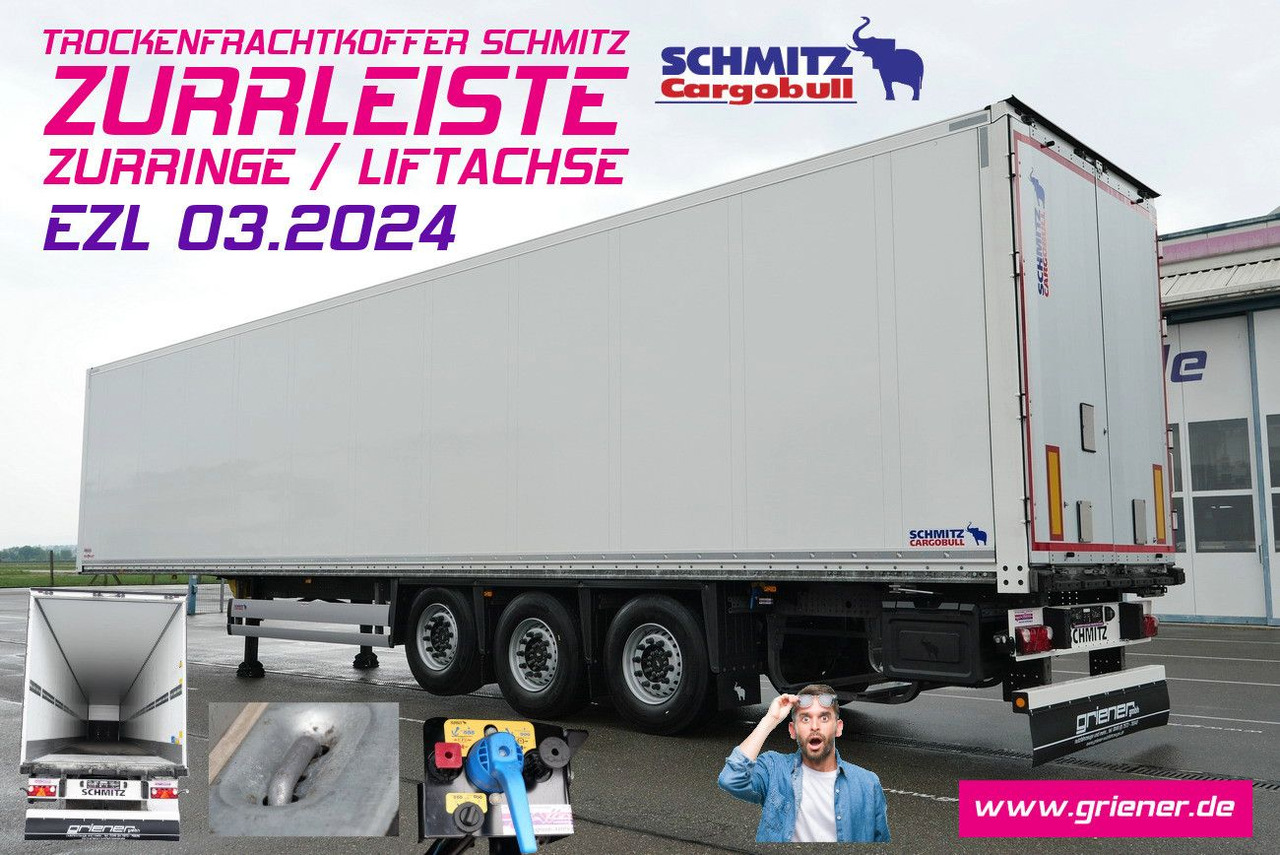 Schmitz Cargobull SKO/SBO 24 ZURRLEISTE / ZURRINGE / LIFTACHSE - Semirimorchio furgonato: foto 1 Schmitz Cargobull SKO/SBO 24 ZURRLEISTE / ZURRINGE / LIFTACHSE - Semirimorchio furgonato: foto 1