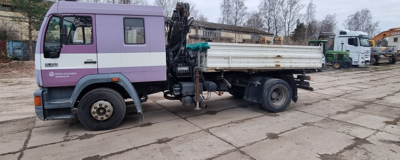 MAN 15.224 - Autocarro ribaltabile, Camion con gru: foto 2 MAN 15.224 - Autocarro ribaltabile, Camion con gru: foto 2